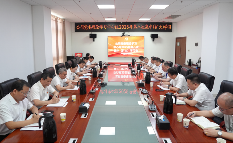 中國(guó)化學(xué)四化建黨委舉行理論學(xué)習(xí)中心組2025年第八次集中（擴(kuò)大）學(xué)習(xí)