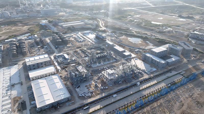 廣東領(lǐng)創(chuàng)年產(chǎn)98萬(wàn)噸綠色化工新材料項(xiàng)目全廠一期安裝工程